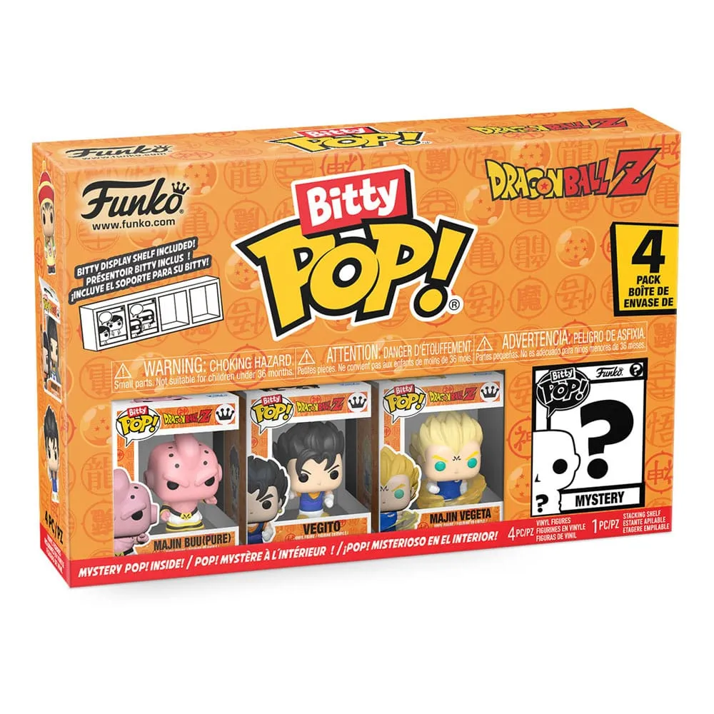Dragon Ball Bitty POP! Vinyl Figure 4-Pack Series 3 - 2.5 cm (3 + 1 figura chase aleatória)